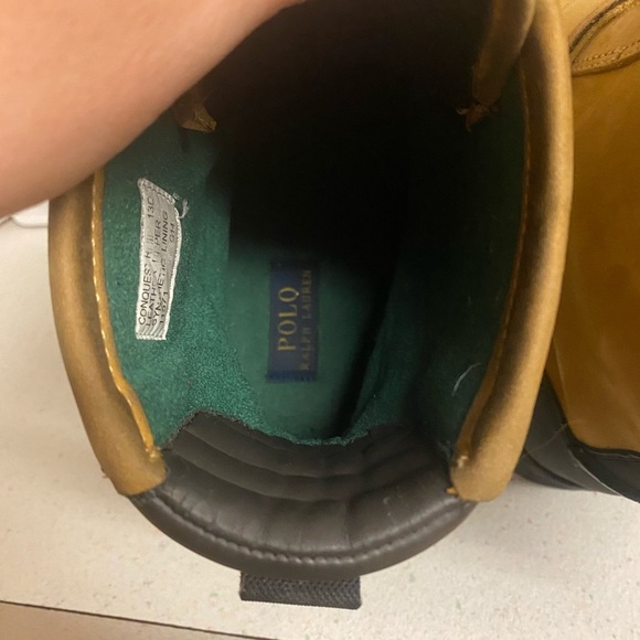 Polo by Ralph Lauren Men’s Tan Conquest Zip Up Boot  13D main image 9